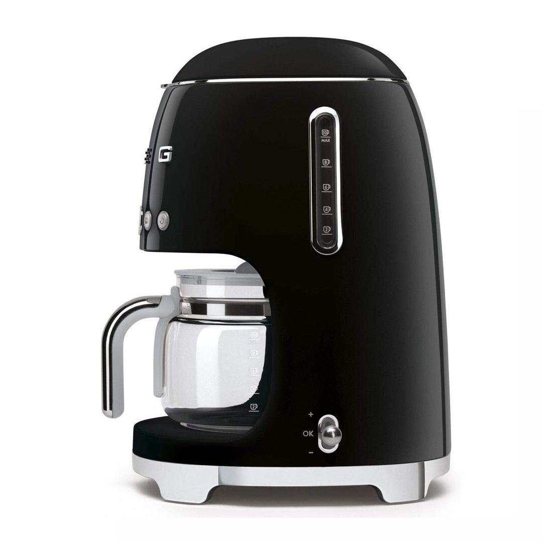  Smeg- Linea 50's Retro Style -Filtre Kahve Makinesi - Black Dcf02bleu