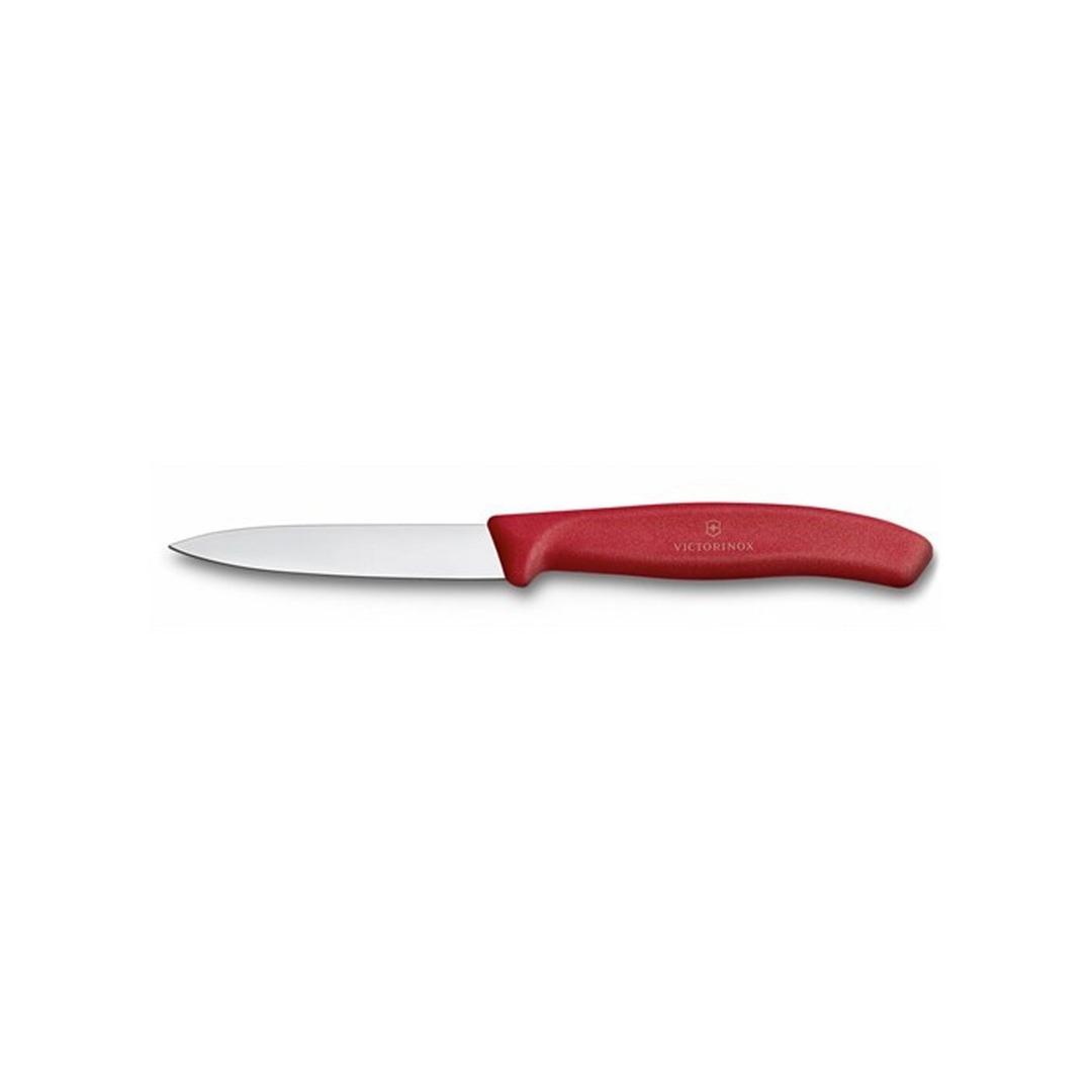 Victorinox Soyma Bıçağı 8cm Sivri Fibrox Kırmızı 6.7601