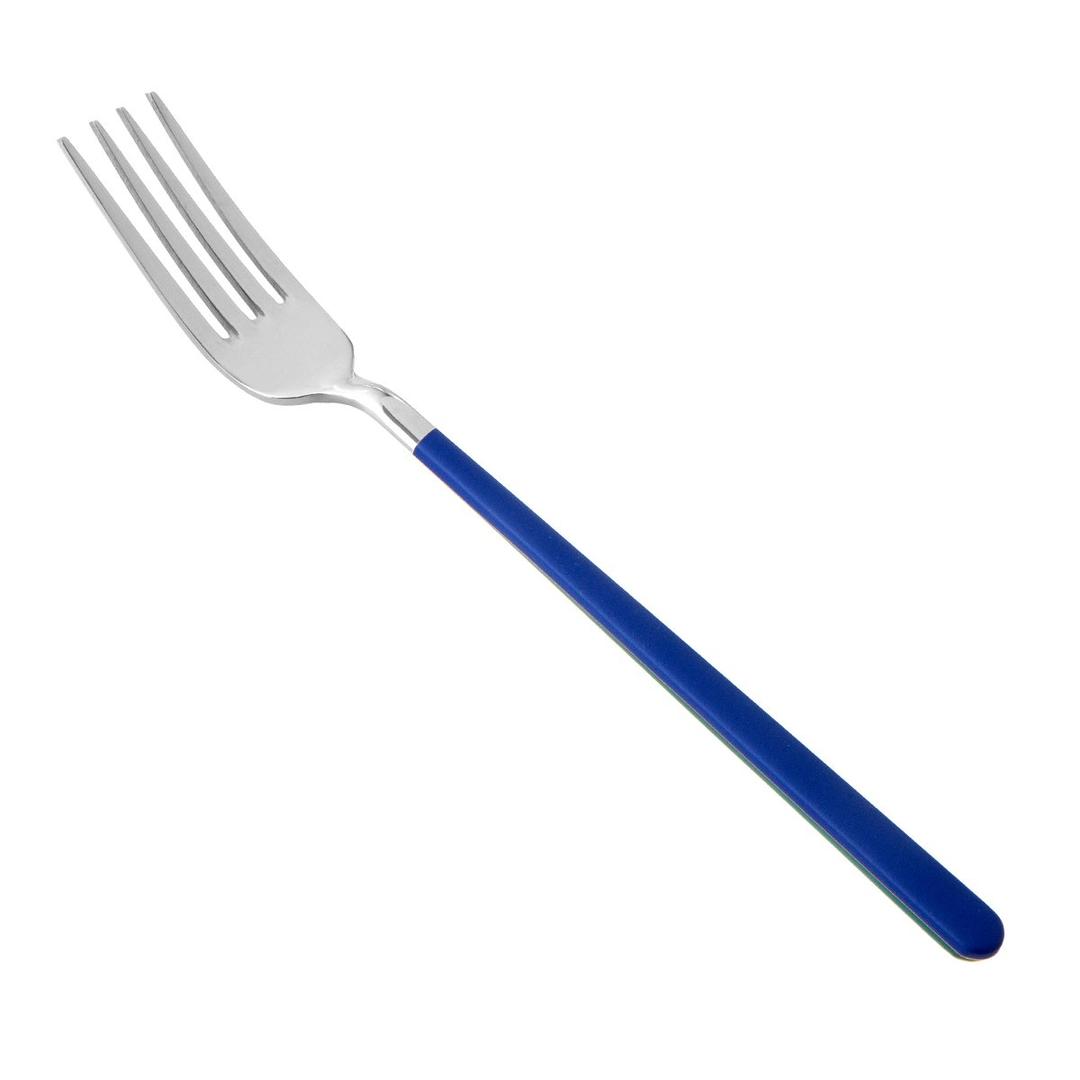  Jumbo Paint Blue 6 Kişilik 18 Parça Yemek Çatal Kaşık Bıçak Takımı
