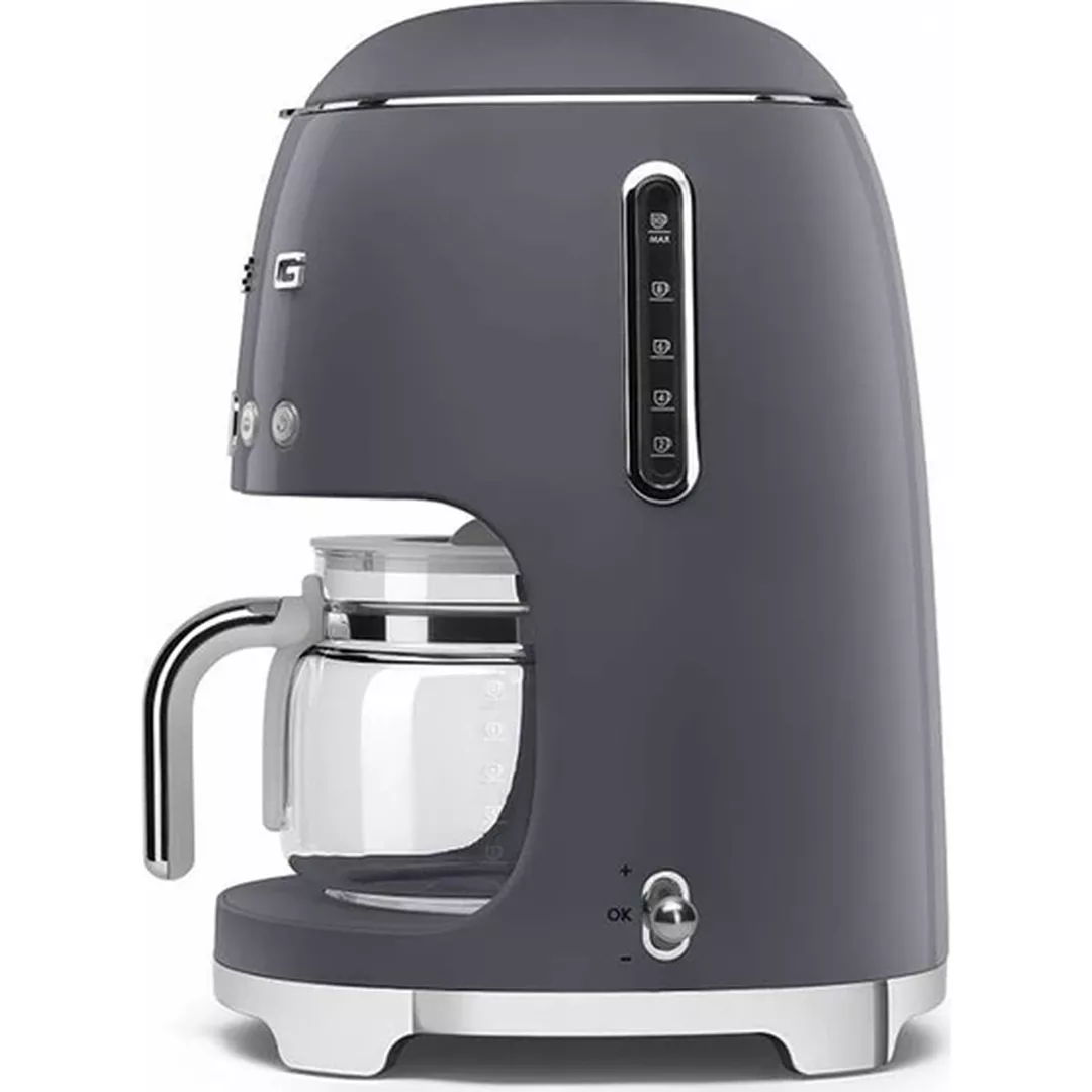  Smeg- Linea 50's Retro Style- Filtre Kahve Makinesi- Barut Grey DCF02GREU