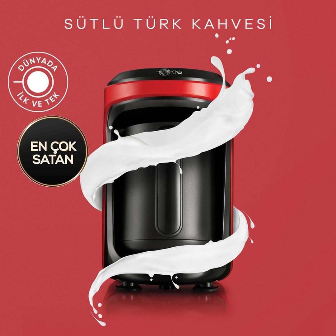 Karaca Hatır Hüps Kırmızı Türk Kahvesi Makinesi