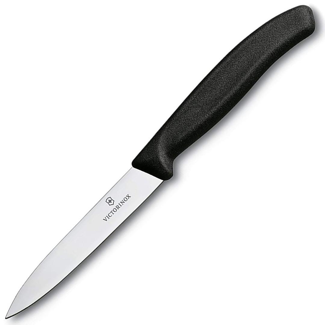 Victorinox Soyma Bıçağı 8cm sivri Fibrox Siyah 6.7603