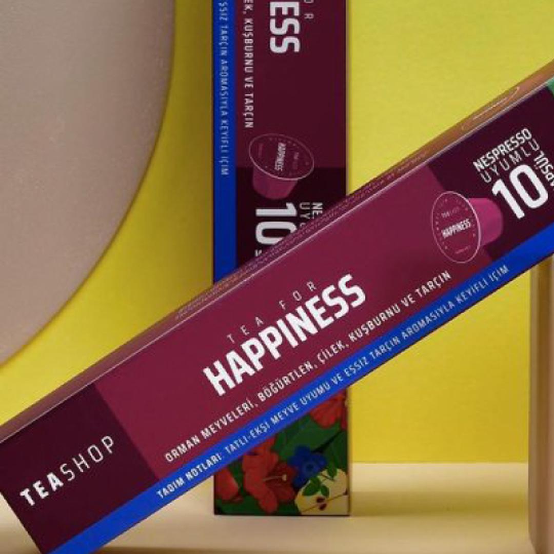TeaShop Happiness Tea Kapsül Çay-10 Doğal Kapsül