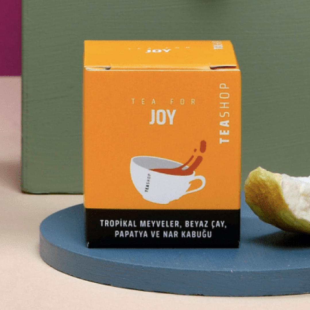 TeaShop Joy Tea Bag, Tropikal Meyve Harman-6 Premium Bag