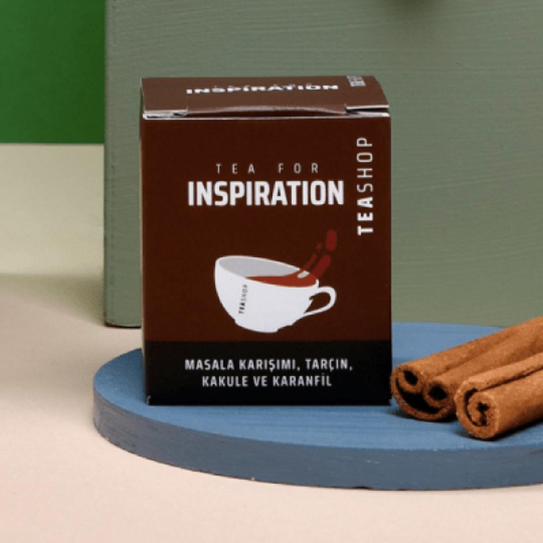 TeaShop Inspiration Tea Bag, Masala Çay Harman-6 Premium Bag