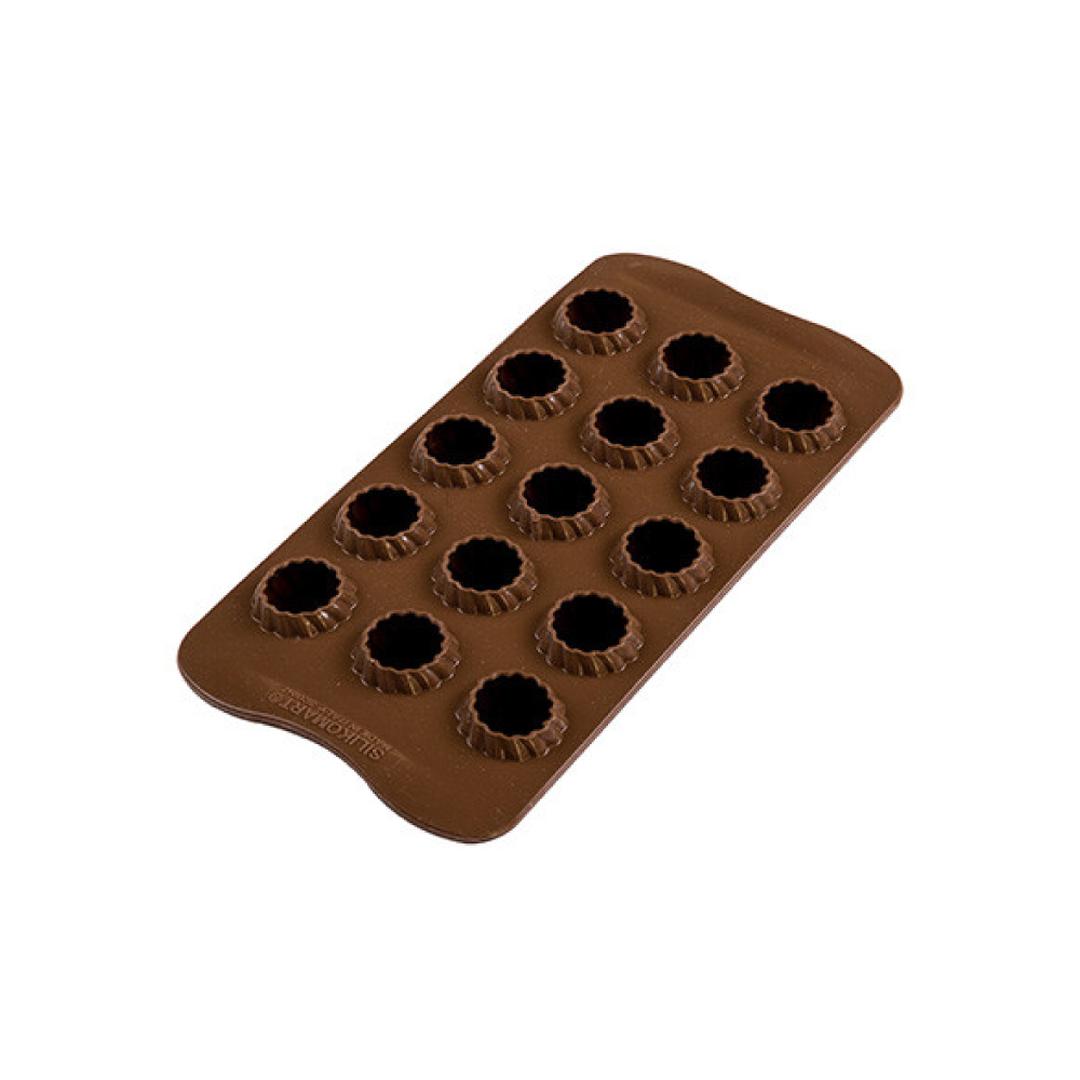 Silikomart Scg47 3D Choco Flame - Silikon Çikolata Kalıbı